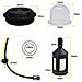 5pcs Strimmer Fuel Tubo Universale Grass Trimmer Linea Combustibile Tagliaerbe Tubo Carburante Tubo Benzina Strimmer Filtro Del Carburante Per Decespugliatori Parti Di Ricambio Con 2pcs Filtro Dellaria Del Combustibile Primer Bulb - Foto miniatura 2