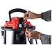 Cr7045 Aspirapolvere Industriale Professionale Solidi-liquidi, Funzione Soffiante 25l 3400w Rosso / Acciaio Inossidabile - Foto miniatura 5