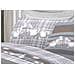 Completo Lenzuola Linea Pensieri Delicati 100% Cotone Disegno Pecorelle Matrimoniale Grigio - Foto miniatura 3