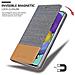 Custodia Compatibile Con Samsung Galaxy A51 In Grigio Chiaro Marrone - Coperchio Protettiva Con Chiusura Magnetica, Funzione Stand E Tasca Per Le Carte - Foto miniatura 7
