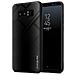 Custodia Compatibile Con Samsung Galaxy Note 8 - Ottica A Strisce In Opale Nero - Coperchio Protettivo In Vetro Temperato E Silicone Tpu - Foto miniatura 1