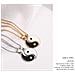 Collana Coppia Yin Yang Con Pendenti Abbinati Oro 2 Pz - Foto miniatura 5