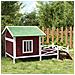 Cuccia Per Cani Moka 159x120x88,5 Cm In Legno Massello Di Pino - Foto miniatura 1