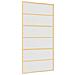 Porta Scorrevole Oro 102,5x205 Vetro Smerigliato Esg Alluminio - Foto miniatura 2