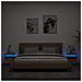 Comodini Con Luci Led 2pz Rovere Sonoma 40x39x48,5 Cm - Foto miniatura 1
