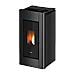 Stufa a Pellet Ventilata Prince 11 Dimensione Stanza 119 mq Tecnologia Flexit Wi-Fi Colore Antracite - Foto miniatura 1