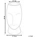 Vaso Da Fiori Pallini Gres Porcellanato 24 Cm Rosa Pesca - Foto miniatura 5