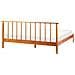 Letto Legno Di Pino Barret 180 X 200 Cm Marrone - Foto miniatura 2