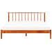 Letto Legno Di Pino Barret 180 X 200 Cm Marrone - Foto miniatura 3