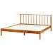 Letto Legno Di Pino Barret 180 X 200 Cm Marrone - Foto miniatura 4