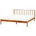 Letto Legno Di Pino Barret 180 X 200 Cm Marrone - Foto miniatura 5