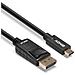 43307 cavo e adattatore video 10 m USB tipo-C DisplayPort Nero - Foto miniatura 3