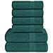 Set Asciugamani 6 Pz Verde Mela 360 Gsm 100% Cotone - Foto miniatura 1