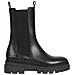 Mono Chelsea Boot Stivaletti Pelle Scarpe Donna Nero Eu 36, Fw0fw06730 Bds - Foto miniatura 1