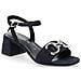 Blue Elegant Open Sandals Sandali Tessile Scarpe Donna Blu Eu 37, D1l50-14 - Foto miniatura 1