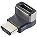 Adattatore HDMI 8K 60Hz Nero Argento - Foto miniatura 1