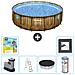 Piscina Fuori Terra - In Giro - 488x122 Cm - Bruin - Include Accessori Coordinati Cb35 - Foto miniatura 1