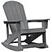 Sdraio Adirondack Grigio Chiaro 73.5x92x90 cm HDPE - Foto miniatura 1