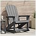 Sdraio Adirondack Grigio Chiaro 73.5x92x90 cm HDPE - Foto miniatura 2