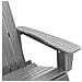 Sdraio Adirondack Grigio Chiaro 73.5x92x90 cm HDPE - Foto miniatura 7