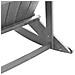 Sdraio Adirondack Grigio Chiaro 73.5x92x90 cm HDPE - Foto miniatura 8
