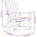 Sdraio Adirondack Grigio Chiaro 73.5x92x90 cm HDPE - Foto miniatura 9