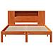 Letto Libreria senza Materasso Marrone Cera 140x190 cm in Pino - Foto miniatura 4