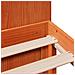 Letto Libreria senza Materasso Marrone Cera 140x190 cm in Pino - Foto miniatura 9