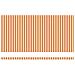 Tenda Retrattile Rigato Giallo e Arancione 600 × 300 cm - Foto miniatura 7