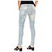 Pantaloni Lunghi In Denim Effetto Consumato E Strappato 10db50130 Donna - Foto miniatura 2