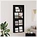 Scaffale per riviste 2 pcs Rovere Nero 60 x 12 x 70 cm - Foto miniatura 2