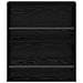 Scaffale per riviste 2 pcs Rovere Nero 60 x 12 x 70 cm - Foto miniatura 6