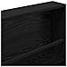 Scaffale per riviste 2 pcs Rovere Nero 60 x 12 x 70 cm - Foto miniatura 9