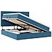 Letto con contenitore e materasso Blu Scuro 180 x 200 cm - Foto miniatura 1