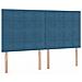 Letto con contenitore e materasso Blu Scuro 180 x 200 cm - Foto miniatura 9