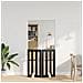 Recinto pieghevole per animali 2 pcs Rovere Nero - Foto miniatura 2