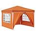Tenda per feste a pop-up 288 x 288 x 245 cm Arancione - Foto miniatura 1