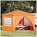Tenda per feste a pop-up 288 x 288 x 245 cm Arancione - Foto miniatura 2