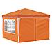 Tenda per feste a pop-up 288 x 288 x 245 cm Arancione - Foto miniatura 5