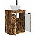 Mobile da bagno con lavabo Rovere Fumo 54 x 35 x 83 cm - Foto miniatura 4