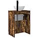 Mobile da bagno con lavabo Rovere Fumo 54 x 35 x 83 cm - Foto miniatura 6