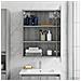 Mobiletto per specchio da bagno Grigio Sonoma 43 x 16 x 62.5 cm - Foto miniatura 2