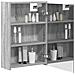 Mobiletto per specchio da bagno Grigio Sonoma 43 x 16 x 62.5 cm - Foto miniatura 3