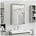 Mobiletto per specchio da bagno Grigio Sonoma 43 x 16 x 62.5 cm - Foto miniatura 4