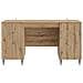 Scrivania con lo scaffale Rovere Artigianale 142,5 x 50 x 75 cm - Foto miniatura 4