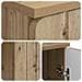 Scrivania con lo scaffale Rovere Artigianale 142,5 x 50 x 75 cm - Foto miniatura 7