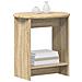 Tavolo laterale Rovere Sonoma 50 x 39,5 x 55 cm - Foto miniatura 3