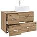 Set di mobili per il bagno 2 pz Rovere Artigianale - Foto miniatura 6