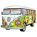 Puzzle 3d Camper Vw Hippie - Foto miniatura 2