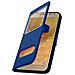 Custodia Galaxy J4 Plus Sportellino 2x Finestre Cover Silicone - Blu - Foto miniatura 4